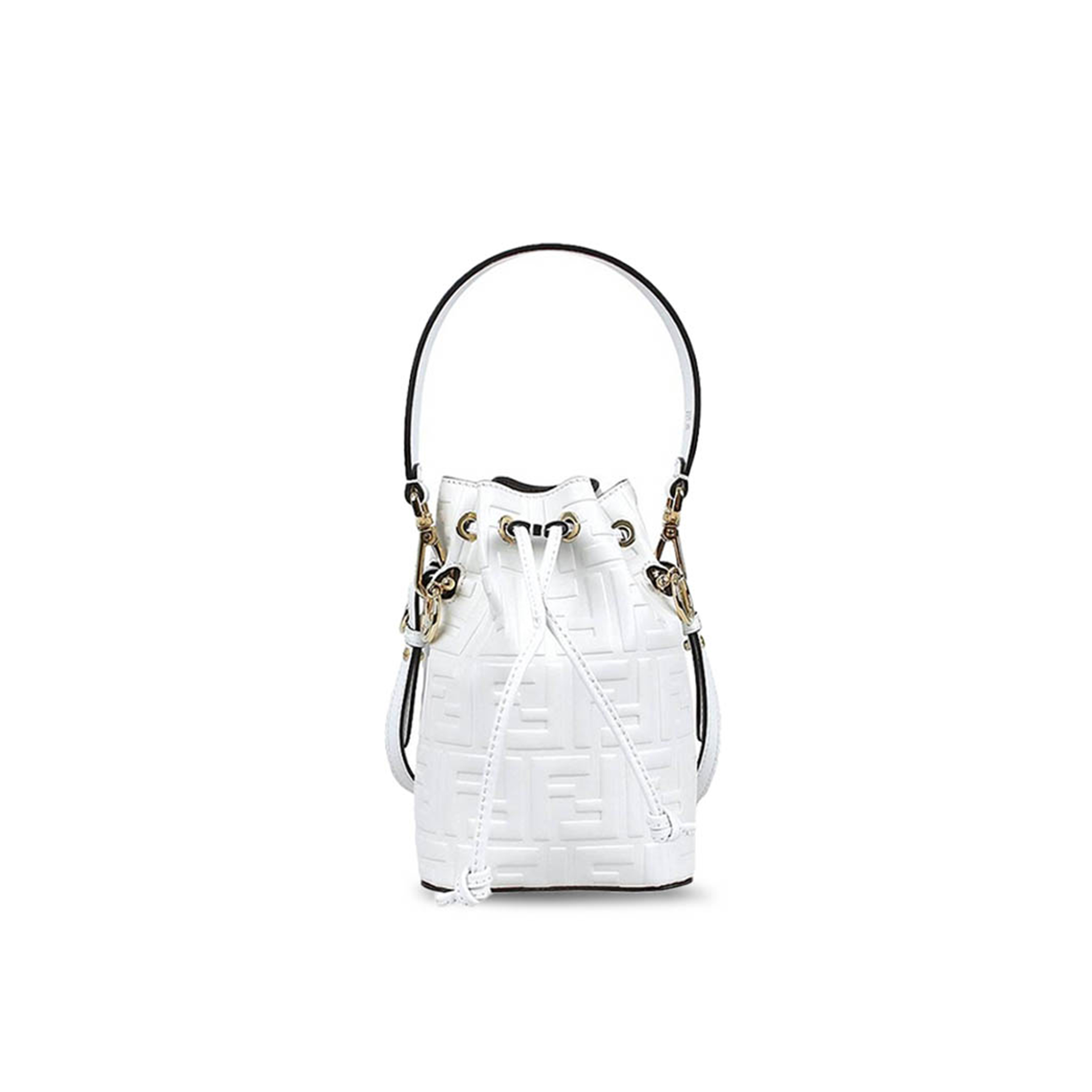 FENDI MINI MON TRESOR DRAWSTRING BUCKET BAG 8BSO10A3ZGFOK7E (18*12*10cm)